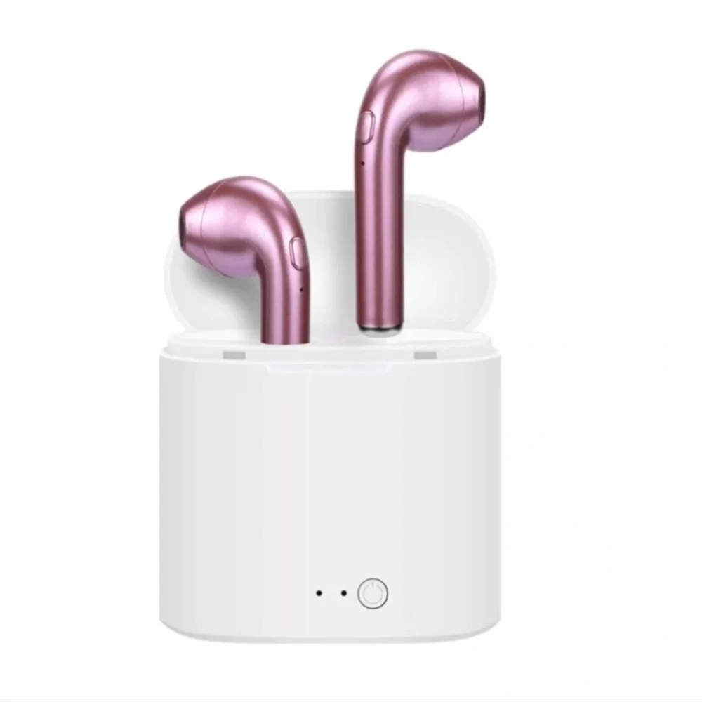 ✅i7S Wireless Bluetooth Headphone For iPhone,Android,LG,LAPTOP With Charging BOX